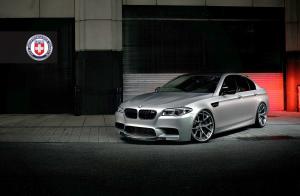 BMW M5 on HRE Wheels 2014 года